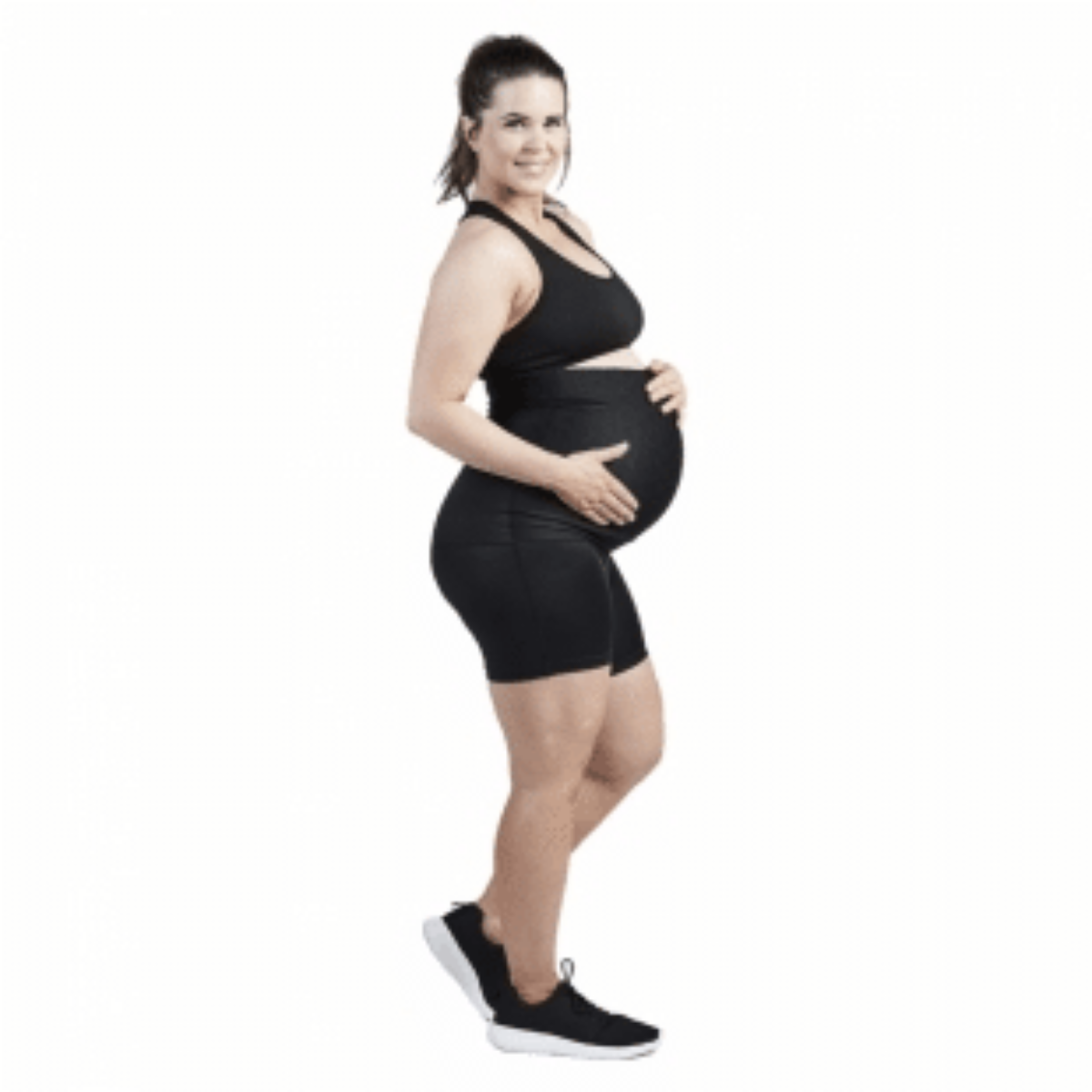 SRC Pregnancy Shorts Mini Over The Bump - Black